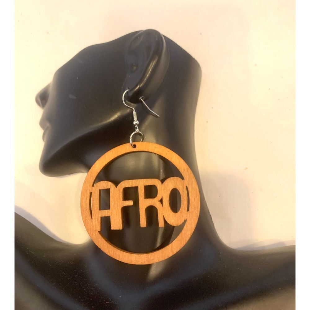 Wooden Fashion Earrings